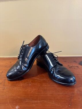 Bostonian Classics First Flex Men's Black Leather Dress Shoes Size 11.5 M
